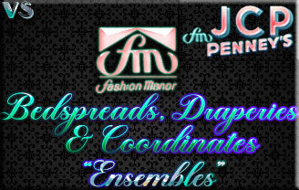 Fashion Manor: Bedspreads-Draperies-Coordinates (JCP)